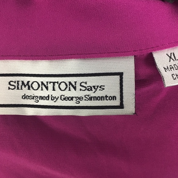 Beautiful blouse vibrant pink color, size XL - Picture 4 of 4